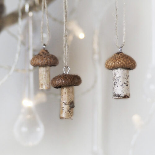Cottagecore Mushroom Ornaments